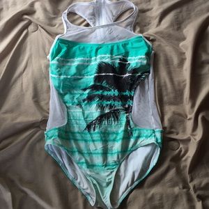 Palm tree swimsuit